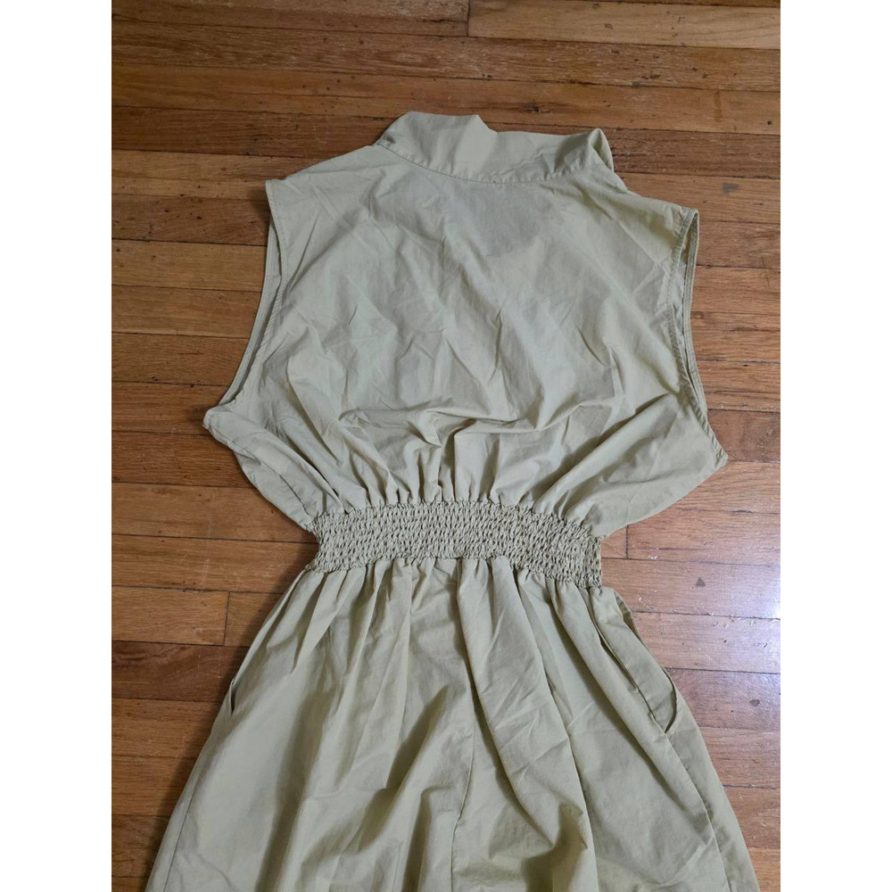 Love Hightlight Sleeveless Collared jumpsuit Tan XXX-Large A001337 - Picture 3 of 13